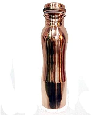 Индиски зачукуван патник 100 % бакарно шише со шишиња со шишиња со шише 900 мл складирање на вода од шише со шише од колба од