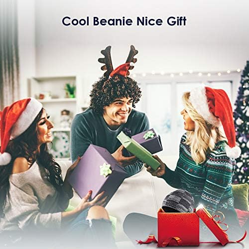 Hanpure Bluetooth Beanie подароци за мажи Bluetooth капа, Божиќни порибници Електронски технолошки подароци за жени тинејџери