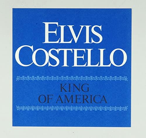 Елвис Костело Постер Стан 1986 година Промоција на албумот Кинг на Америка 12 x 12