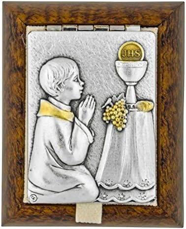 Мала Декоративна Кутија За Спомен На Бројаница со Света Плоча