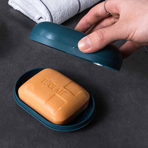 Cabilock Travel Soap Box 24 парчиња Едноставност на отворено пластични капаци заштеда за заштеда за патување дома сапун преносен
