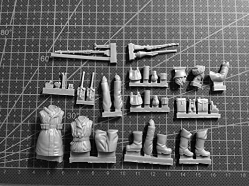 Гермајл 1/35 Втората светска војна германски војник смола Војник Модел/Неисправен и необоен минијатурен комплет/YH-3062