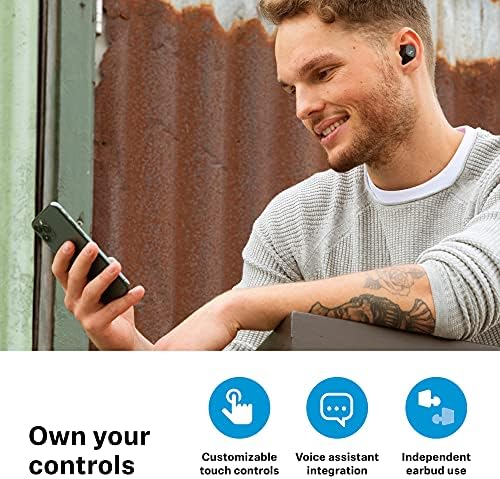 Sennheiser CX Plus True Wireless Auarbuds - Слушалки за уво Bluetooth за музика и повици со активно откажување на бучава, прилагодливи
