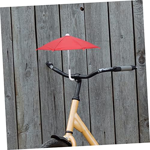 Aboofan 4pcs велосипедизам телефонски чадор за декорација на ботанички декор мини Телефоно минијатурни чадори декор мотоцикли мини чадори