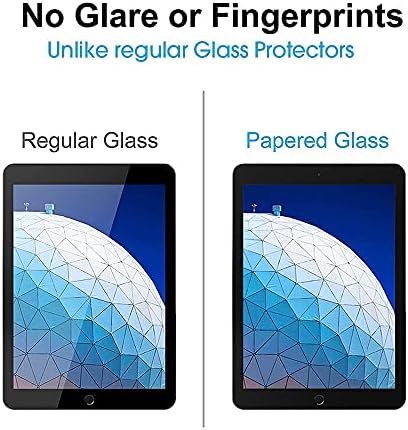 Заштитник на екранот со стакло со стакло со амфилм, компатибилен со iPad Pro 10,5 инчи, iPad Air 3 10.5inch, 9H Заштитник на екран на