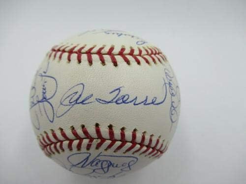 Тимот на Јанкис во 2004 година го потпиша Бејзбол Дерек etетер Маријано Ривера Арод ПСА ДНК Коа - Автограм Бејзбол