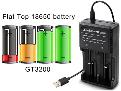 Универзален полнач 2XGT3200 батерии, 2 залив 18650 полнач за батерии за литиум батерии 18650 10400 14500 16340 16650 18500
