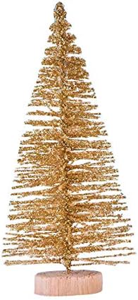 Xunion 1T0941 Симулација растение Божиќна снежна дрво песок за песок за уредување на ПВЦ декорација Подарок