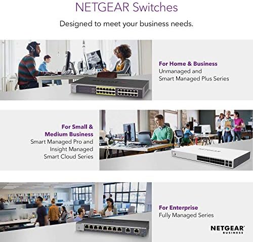 Netgear GS108E-300UKS ProSafe Plus Gigabit Switch
