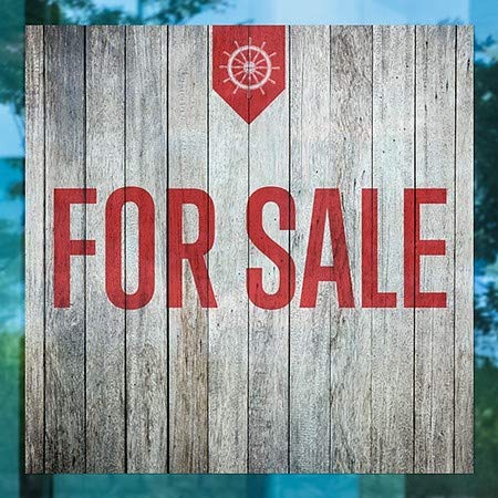 CGSignLab | „За продажба -наутичко дрво“ прозорецот се држеше | 8 x8