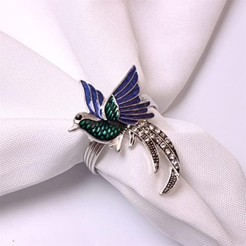 N/A 12 парчиња салфетка торба украси за венчавки Magpie Среќа убаво креативни прстени за салфетка