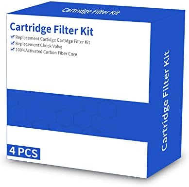4 Комплет за замена на филтерот за пакувања за SC2, замена на комплетот за филтрирање на кертриџ SC1200, CPAP филтри, вклучувајќи 4 филтер за