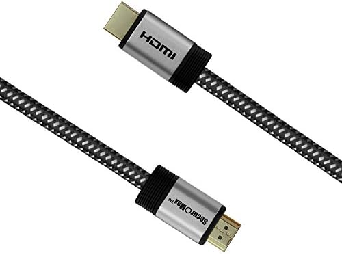 Securomax HDMI кабел со плетенка со кабел, 12 стапки