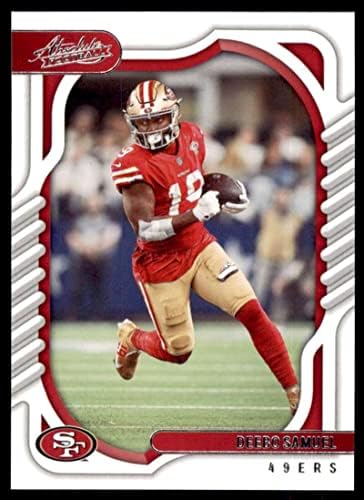 2022 Панини апсолутен 58 Deebo Samuel NM-MT San Francisco 49ers Football Trading Card NFL