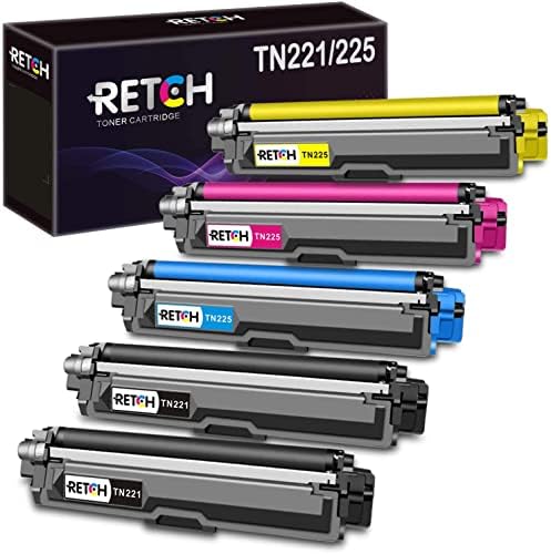 Замена на касети за компатибилен тонер TN221 TN221 за Brother TN-221 TN225 TN-225 црна и боја, за HL-3140CW 3170CDW 3180CDW MFC 9130CW