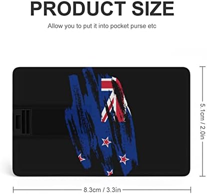 Гранџ Текстура Нов Зеландер Знаме КРЕДИТНА Картичка USB Флеш Персоналните Меморија Стап Клуч За Складирање Диск 64G