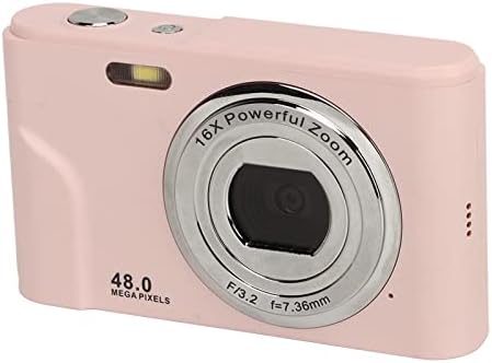 Дигитален Фотоапарат, Лесен Џебен Фотоапарат Со Автоматско Фокусирање ОД 48 МЕГАВАТИ 2,4 Инчен IPS Дисплеј Спречува Тресење За Фотографирање