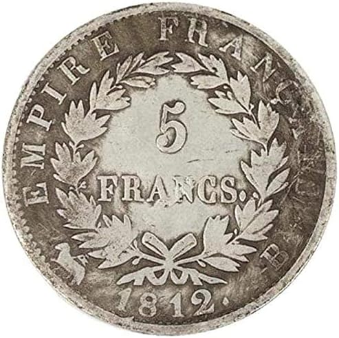 1812 Шпански Карлос IV Сребрен Долар Сребрена Монета Странска Монета 5 Франк Сребрена Тркалезна Колекција На Антички Монети Колекција На Украси