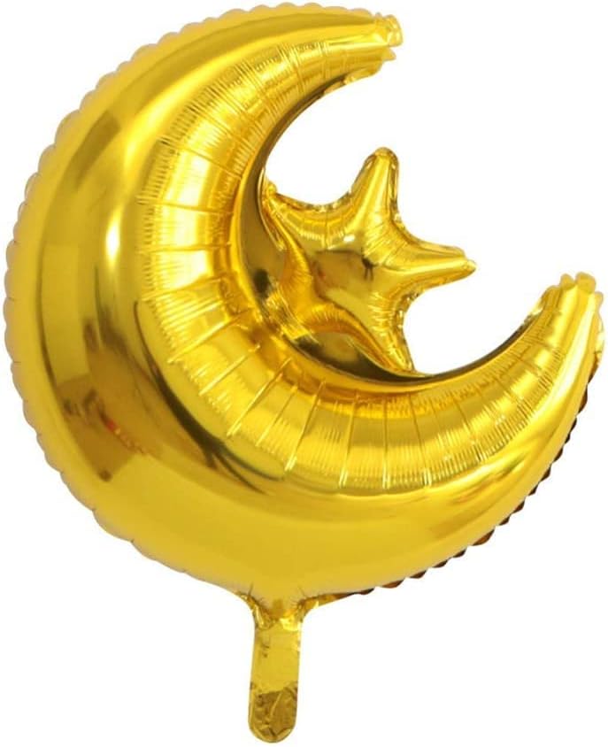 еид мубарак ибрахимовиќ балони украси за дома, Decorпска верзија Рамазан Декорација Злато БАЈРАМ Балони За муслимански ИСЛАМСКИ БАЈРАМ