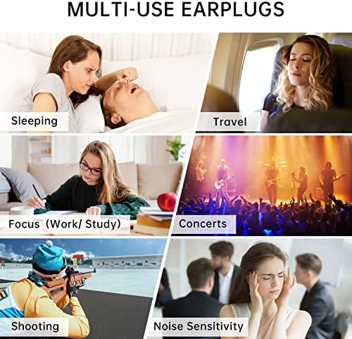Повторно користење на ушите за намалување на бучавата Меки силиконски уши за спиење, 2 пара 8 совети за уво што се пеат за перење
