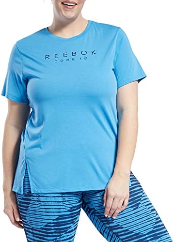 Core 10 од Reebok Women'sенска обична мрежа за кратки ракави