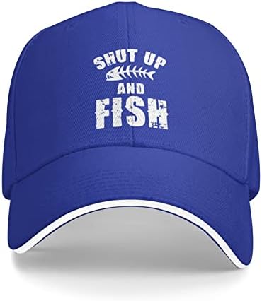 Замолчи и риба за бејзбол капа Класична прилагодлива капа