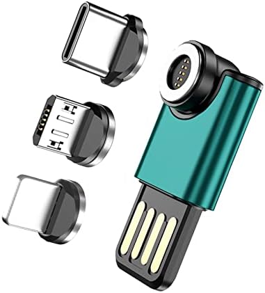 Yezcgi 3 во 1 адаптер за магнетно вшмукување USB преносен адаптер за магнетно вшмукување работи со сите уреди