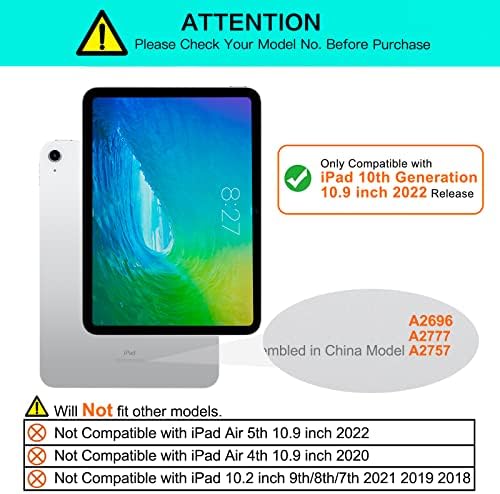 Мозио компатибилен со iPad 10-та генерација случај 10,9 инчи 2022 & 360 заштитен лаптоп ракав компатибилен со MacBook Air/Pro,