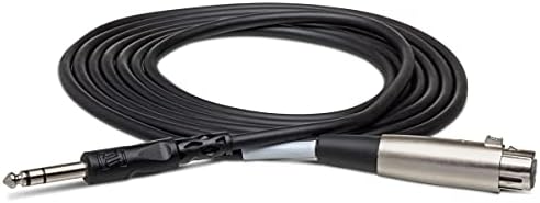 HOSA STX-103F XLR3F до 1/4 TRS балансиран кабел за интерконекција, 3 стапки