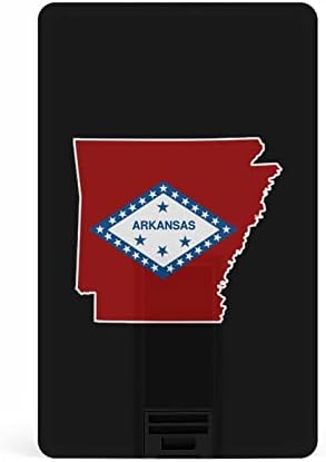 Арканзас Државен знаме мапа USB мемориски стап бизнис блиц-дискови картичка картичка за картички во форма на картичка