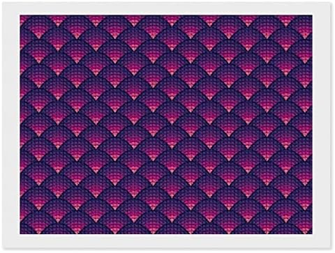 Виолетова сирена риба скали Дијамантски комплети за сликање за возрасни целосен квадрат вежба дијамантска слика wallидна уметност