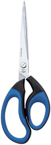 Ножици од не'рѓосувачки челик Wedo 98910 10 инчи црна и сина боја од 25,5 см гума рачка мека