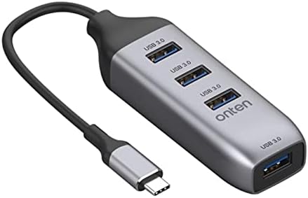 Конектори Тип Ц Hub 4 во 1 USB C HUB Мулти -функционален приклучок и играјте USB3.0 Сплитер порта лаптоп станици за докинг