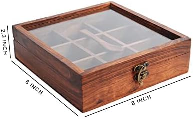 Традиционална дрвена зачинска кутија поставена за кујна со контејнер и лажица симпатична зачини за зачини од страна на трговците