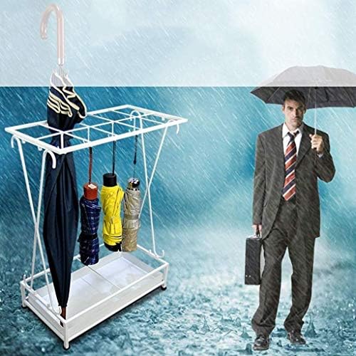 Чадор за чадори на неохити стои во затворен дом за складирање на ковано железо, европско обесено чадор за складирање на чадор за ходник/бело