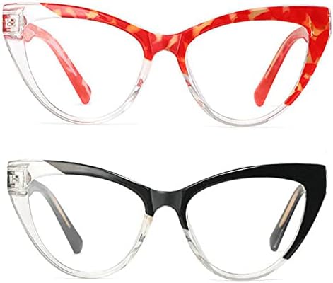2 парчиња фотохроматски мачки очи бифокални очила за читање за жени мода на виножито компјутерски величествени читатели на презбиопија