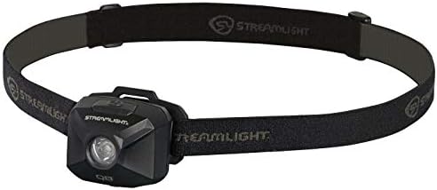 Streamlight 61432 QB Компактен 200-лумен за полнење на зракот на зракот со капаче за капаче, лента за глава и USB кабел, црна
