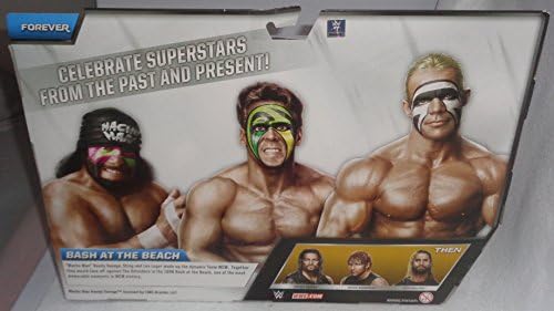 WWE, Елита Колекција Тогаш Сега Засекогаш, Баш На Плажа Ексклузивна Акција Слика 3-Пакет