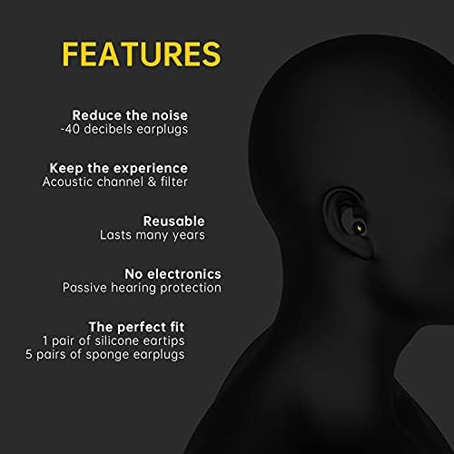 Чепчиња За Уши За Намалување на бучавата, Супер Меки, 6 Пара Еднократна Заштита На Слухот Во Флексибилен Силикон за Спиење, Ушни Приклучоци