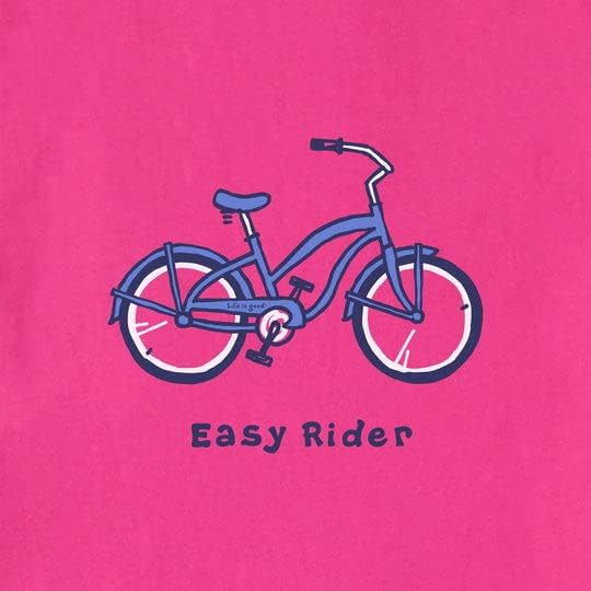 Животот е добар. Leasyенски лесен велосипед велосипед SS Crusher Tee, малина розова, xxx-large