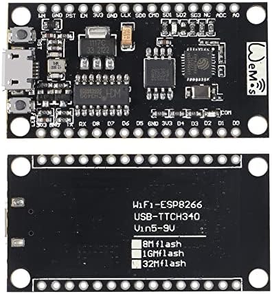 Dorhea 3PCS NODEMCU V3 LUA WIFI модул Интеграција на ESP8266 + Дополнителна меморија 32M блиц, конвертор на USB сериски порт