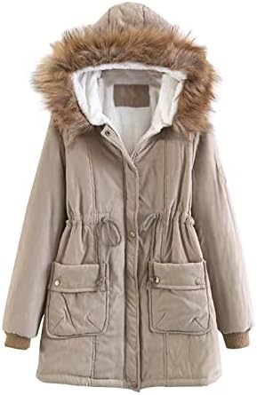 Womenените кадифен јака палто Зимски руно џебови со долги ракави со аспиратор на отворено, топло тенок јакна од палто за надворешна