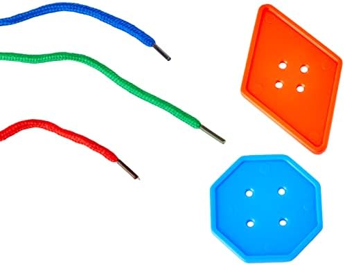 Играјте и откријте Колосални копчиња 8 форми 4 бои 16 тегла за лаки, пакет од 120 приближно