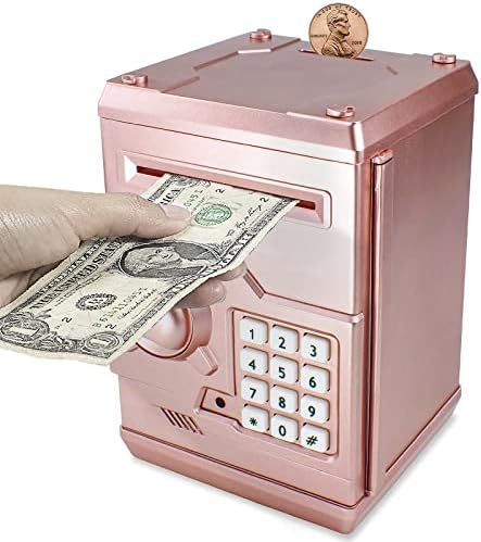 2pcx suliper бебе играчка за деца електронски код заклучување свињи банки мини банкомат електронски банка за монети кутии за деца роденденски
