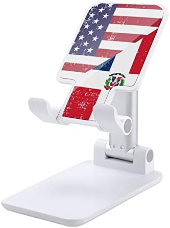 Американски доминикански знаме за мобилни телефони стојат преклопен телефонски држач за преносен смартфон, додатоци за телефонски додатоци