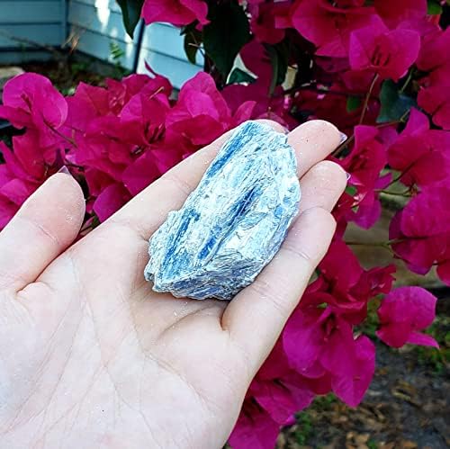 Сина кинит од Бразил А оценет кластер Друзи сурово природно грубо лекување на гемстон од скапоцен камен - Мајка Земјиште камен компјутер2