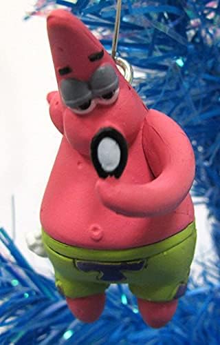 Сет за божиќни украси на Spongebob SquarePants - пластични распрскувачки украси од 1 „до 3“