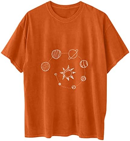 Пеперутка графичка маица женски преголем капка рамо со кратки ракави кошула лето y2k симпатична маичка обични гроздобер тимови