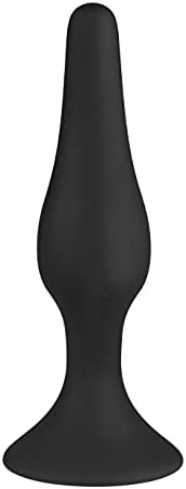 EIS Anal Dildo со чаша за вшмукување - анален приклучок, приклучок за задник, конусна форма, флексибилна вратило, силиконски пријателски