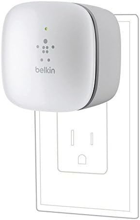Belkin N300 Wi-Fi-Mount Wi-Fi Extender со едноставен почеток